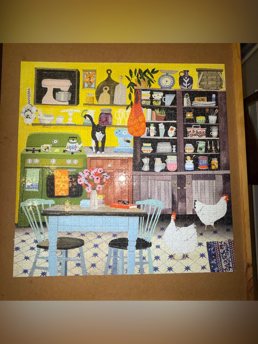 Eeboo Kitchen Chickens 1000 Piece Puzzle